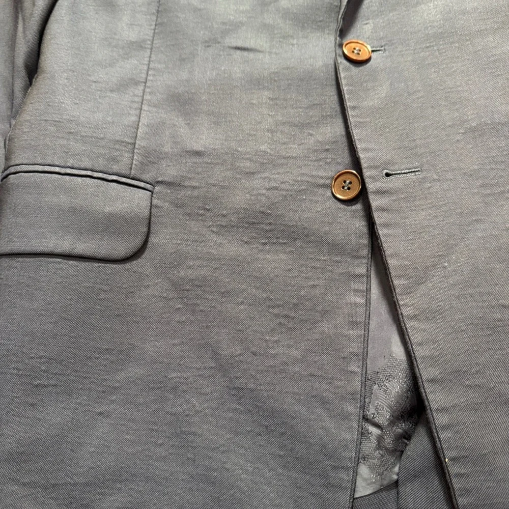 Paul Smith Blazer Mens 42 Blue Cotton The Floral World Map Jacquard Lining Coat